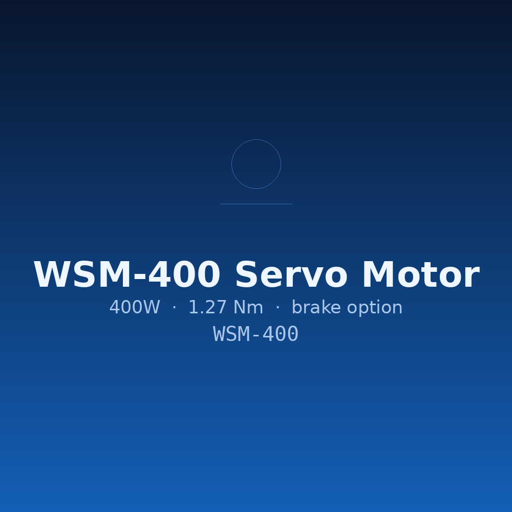 WSM-400 Servo Motor